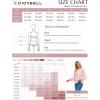 imageCicy Bell Womens Oversized Sweater Tops Crewneck Ruffle Puff Sleeve Knit Fall Sweaters Loose Fit Trendy Pullover TopApricot