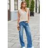 imageCicy Bell Womens Ribbed Cap Sleeve Tank Tops V Neck Knit Summer Casual Shirts Lightweight Pullover Sweater VestApricot