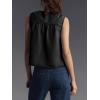 imageCicy Bell Womens Babydoll Peplum Denim Tank Tops Loose Fit Swing Flowy Shirred Sleeveless T Shirts Going Out Cute TeesBlack