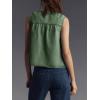 imageCicy Bell Womens Babydoll Peplum Denim Tank Tops Loose Fit Swing Flowy Shirred Sleeveless T Shirts Going Out Cute TeesGreen