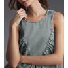 imageCicy Bell Womens Babydoll Peplum Denim Tank Tops Loose Fit Swing Flowy Shirred Sleeveless T Shirts Going Out Cute TeesGrey