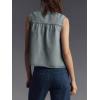 imageCicy Bell Womens Babydoll Peplum Denim Tank Tops Loose Fit Swing Flowy Shirred Sleeveless T Shirts Going Out Cute TeesGrey