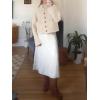 imageCicy Bell Womens Chunky Knit Cardigan Sweaters Button Down Mock Neck Open Front Jacket Winter Casual Outerwear with PocketsBeige
