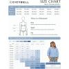 imageCicy Bell Womens Cropped Button Down Shirts 34 Length Sleeve Casual Cotton Blouses Loose Fit Ruffle Hem TopsWhite
