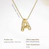 imageCicy Bell Initial Necklace for Women 14k Gold Plated Cubic Zirconia Trendy Personalized Dainty Letter Pendant Necklace GiftsNGold