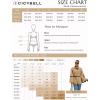 imageCicy Bell Womens Batwing Sleeve Poncho Pea Coats Oversized Belted Trendy Casual Stand Collar Cloak Cape CoatsBlack