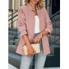 imageCicy Bell Womens Business Casual Blazer Long Sleeve Open Front Notch Stand Collar Blazer Work Office Jacket SuitBean Paste