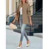 imageCicy Bell Womens Business Casual Blazer Long Sleeve Open Front Notch Stand Collar Blazer Work Office Jacket SuitDark Khaki