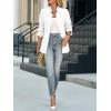 imageCicy Bell Womens Business Casual Blazer Long Sleeve Open Front Notch Stand Collar Blazer Work Office Jacket SuitWhite