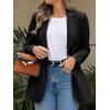 imageCicy Bell Womens Business Casual Blazers Long Sleeve Button Down Work Suit Jackets Lapel Collared Lightweight BlazerBlack