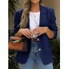 imageCicy Bell Womens Business Casual Blazers Long Sleeve Button Down Work Suit Jackets Lapel Collared Lightweight BlazerNavy