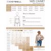 imageCicy Bell Womens Cropped Pea Coat Casual Button Down Short Jackets Fall Winter OuterwearCamel
