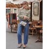 imageCicy Bell Womens Cropped Tweed Blazers Jacket Collarless Button Down Business Casual 2025 Fall Outfits Winter CoatsGrey