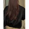 imageCicy Bell Womens Faux Leather Bomber Jackets Cropped Motorcycle Casual Coats Fall Trendy Zip Up OuterwearBlack