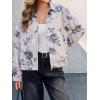 imageCicy Bell Womens Floral Zip Up Bomber Jackets Cropped Long Sleeve Denim Coats Trendy Casual Collared Vintage OuterwearBlackwhite