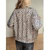 imageCicy Bell Womens Floral Zip Up Bomber Jackets Cropped Long Sleeve Denim Coats Trendy Casual Collared Vintage OuterwearLeopard