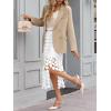 imageCicy Bell Womens Hollow Out Maxi Skirts Summer High Waisted Boho Fringe Hem Skirt Beach Vacation OutfitsWhite