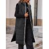imageCicy Bell Womens Long Quilted Puffer Vest Lightweight Sleeveless Winter Jackets Side Slit Packable CoatsBlack