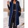imageCicy Bell Womens Long Quilted Puffer Vest Lightweight Sleeveless Winter Jackets Side Slit Packable CoatsNavy Blue