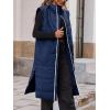 imageCicy Bell Womens Long Quilted Puffer Vest Lightweight Sleeveless Winter Jackets Side Slit Packable CoatsNavy Blue