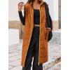 imageCicy Bell Womens Long Quilted Puffer Vest Lightweight Sleeveless Winter Jackets Side Slit Packable CoatsYellowishbrown