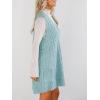 imageCicy Bell Womens Oversized Sweater Vest Dress V Neck Sleeveless Fall Trendy Casual Knit Cable Mini DressesBlue
