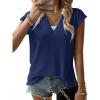 imageCicy Bell Womens V Neck Sleeveless Sweater Vest Oversized Ribbed Knit Side Slit Pullover Tank TopsNavy Blue