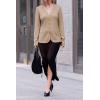 imageCicy Bell Womens Button Up Cardigan Sweaters Blazer Trendy Lightweight V Neck Long Sleeve Sweater Tops Khaki