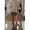 imageCicy Bell Womens Button Up Cardigan Sweaters Blazer Trendy Lightweight V Neck Long Sleeve Sweater Tops Khaki