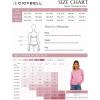 imageCicy Bell Womens Crew Neck Long Sleeve Sweater Trendy Casual Scallop Trim Fall Knit Lightweight Pullover TopsPink