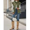 imageCicy Bell Womens Puffer Quilted Vest Lightweight Stand Collar Cap Sleeve Jackets Button Down Padded Gilet Winter OuterwearArmy Green
