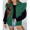imageCicy Bell Womens Ruffle Cap Sleeve Puffer Vests Quilted Trendy Button Down Padded Jackets Gilet Winter Outerwear VestDark Green