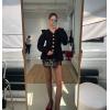 imageCicy Bell Womens Button Up Cardigan Sweaters Blazer Trendy Lightweight V Neck Long Sleeve Sweater TopsBlack