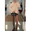 imageCicy Bell Womens Button Up Cardigan Sweaters Blazer Trendy Lightweight V Neck Long Sleeve Sweater TopsCream