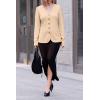 imageCicy Bell Womens Button Up Cardigan Sweaters Blazer Trendy Lightweight V Neck Long Sleeve Sweater TopsCream
