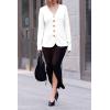 imageCicy Bell Womens Button Up Cardigan Sweaters Blazer Trendy Lightweight V Neck Long Sleeve Sweater TopsWhite