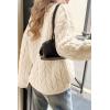 imageCicy Bell Womens Oversized Cable Knit Sweaters Long Sleeve Crewneck Chunky Loose Fit Pullover TopsCream