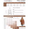 imageCicy Bell Womens Oversized Sweater 34 Sleeve Mock Neck Color Block Chunky Knit Sweaters Casual Fall Pullover TopsGreen