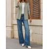 imageCicy Bell Womens Casual Knit Blazer Long Sleeve Open Front Blazers Stretchy Work Office Suit Jackets with PocketsGrey