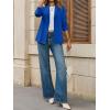 imageCicy Bell Womens Casual Knit Blazer Long Sleeve Open Front Blazers Stretchy Work Office Suit Jackets with PocketsNavy Blue