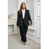 imageCicy Bell Womens Plus Size Casual Blazers Lapel Long Sleeve Work Office Suit Jackets Open Front Curvy BlazersBlack