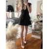 imageCicy Bell Womens Sexy Deep V Neck Party Mini Dress Summer Cocktail Club Aline Going Out Birthday DressesBlack