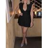 imageCicy Bell Womens Sexy Deep V Neck Party Mini Dress Summer Cocktail Club Aline Going Out Birthday DressesBlack