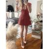 imageCicy Bell Womens Sexy Deep V Neck Party Mini Dress Summer Cocktail Club Aline Going Out Birthday DressesBrown