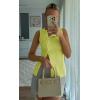 imageCicy Bell Womens Button Down Tank Tops Summer Sleeveless Vest Tops Trendy Ribbed Fitted Going Out ShirtsFluorescent Green