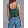imageCicy Bell Womens Sequin Crop Tank Tops Cute Sleeveless Sparkly Camisole Blouse Cocktail Evening Party Tank Shirts