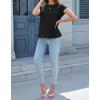 imageCicy Bell Womens Summer Cap Sleeve Tank Tops Casual Crew Neck Tshirts Trendy Loose Fit Basic Tee ShirtsBlack