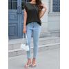 imageCicy Bell Womens Summer Cap Sleeve Tank Tops Casual Crew Neck Tshirts Trendy Loose Fit Basic Tee ShirtsBlack