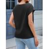 imageCicy Bell Womens Summer Cap Sleeve Tank Tops Casual Crew Neck Tshirts Trendy Loose Fit Basic Tee ShirtsBlack