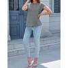 imageCicy Bell Womens Summer Cap Sleeve Tank Tops Casual Crew Neck Tshirts Trendy Loose Fit Basic Tee ShirtsGrey